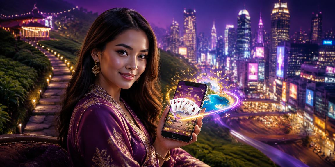 Pemain Kuala Lumpur bermain permainan Rummy dalam talian melalui platform 225 bergaya Melayu