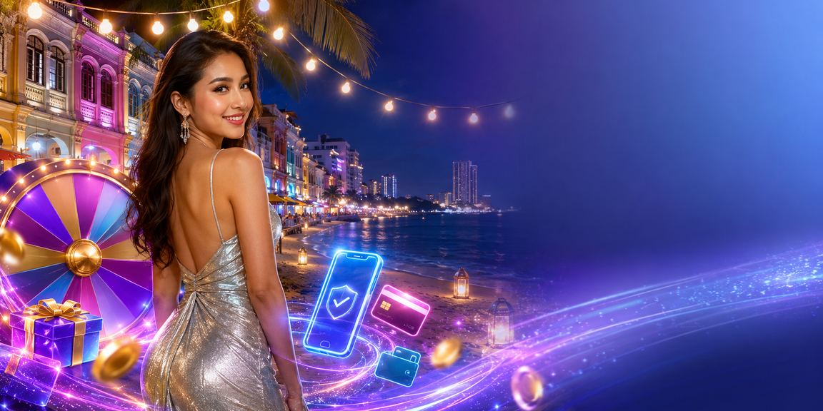 Meja roulette jackpot besar di kasino bergaya Melayu di Pulau Pinang